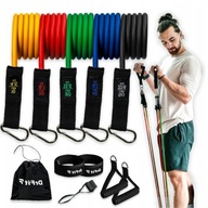 ZESTAW 5 GUM GUMY OPOROWYCH DO TRENINGU ĆWICZEŃ OPOROWE FITNESS CROSSFIT