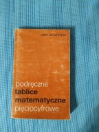 Podręczne tablice matematyczne pięciocyfrowe Antoniewicz Jerzy