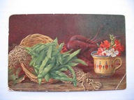 MARTWA NATURA FASOLA BURAKI KUBEK przedw.POCZTÓWKA