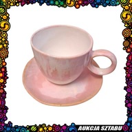 Ręcznie wykonana filiżanka z talerzykiem MISO