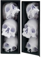 UNIKAT Podpórka do książek czaszki czaszka skull book nook książki horror