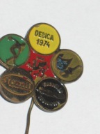 STOMIL DĘBICA Przegląd Sportowy 1974 Odznaka z PRL