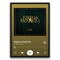 Plakat z ramą 30x40cm Kaptury i Kominy – Kabe rap muzyka| Pomysł Na Prezent