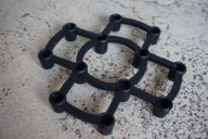 AIDA-STAGEN KRONBORG świecznik DANISH DESIGN UNIKAT lata 50-te VINTAGE