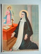 Św. Róża Limańska Oleodruk chromolitografia obraz