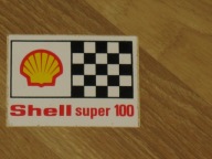 SHELL Super 100 naklejka z PRL
