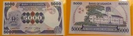 Uganda 5000 SHILLINGS 1986 r. UNC