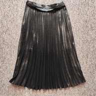 Spódnica damska plisowana do połowy łydki w kolorze patyny f.Bershka r.M