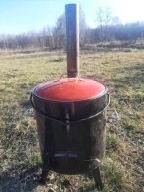 KOCIOŁEK GARNEK MYŚLIWSKI NA NOŻKACH DO OGRODU NA TARAS