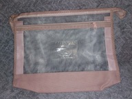 Duża przezroczysta siatkowa kosmetyczka