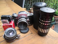 Aparat Analogowy EXAKTA Varex II a z TESSAREM + 2 OBIEKTYWY