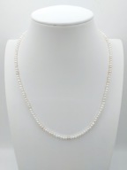 Naszyjnik PERŁY Naturalne Słodkowodne SREBRO 925 Pastelowy PREZENT Boho