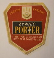 ETYKIETA - ŻYWIEC - BROWAR ŻYWIEC - PORTER ŻYWIECKI - ŻYWIEC PORTER