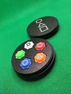 Kolorowe Koreańskie Kości Gonggi Inspirowane Squid Game + zamykane Pudełko