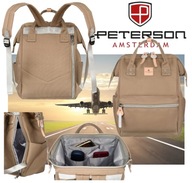 PLECAK DO SAMOLOTU PETERSON DAMSKI MIEJSKI SPORTOWY TORBA NA LAPTOPA USB
