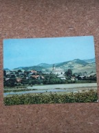 Pocztówka Piwniczna widok ogólny kościół wg fot. barwnej K. Kaczyńskiego