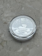 Moneta srebrna z serii Lunar III Rok Węża 2025 1/2 oz