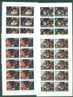 BOŻE NARODZENIE. BURUNDI. Mi ark.Bx4 po 10**2011r.