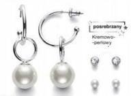 POSREBRZANY ZESTAW KOLCZYKÓW LESLIE AVON