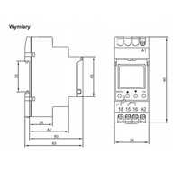 Zegar astronomiczny sterujący LC Tec RD-TPM1 24-264V LCTEC