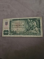 Uwaga !100 koron Słowacja 1993 banknot przejściowy