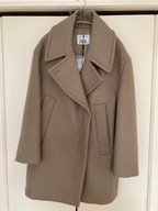 ZARA PŁASZCZ TYPU COCOON Z Z WEŁNY LIMITED EDIT