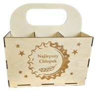 Prezent na dzień Chłopaka skrzynka na piwo grawer