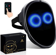 MEGOO Led Mask z programowalną Bluetooth, błyszcząca maska LED f12734
