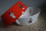 ALESSI KING KONG KOMPLET 2x PATERY KOSZE MISY BOWLS DENMARK DANISH DESIGN