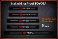 5 szt Toyota Camry Corolla CHR YARIS RAV Naklejki ochronne progi Bagażnik
