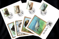 ONZ Genewa - 4 Koperty FDC / 233-236 ( Fauna - Zagrożone zwierzęta ) 1993 r