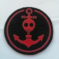 Naszywka gumowa marynarka wojenna