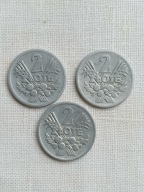Stare monety , 2 zł - 1958, 60 , 74 r,