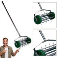 AERATOR WERTYKULATOR OBROTOWY RĘCZNY OGRODOWY 42CM 27 KOLCÓW NOWY