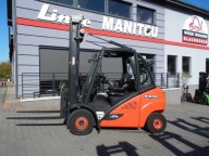 Wózek widłowy Linde H35D-02 (diesel, 2016, tylko 5.417 mth, przesuw boczny)