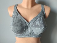 Śliczna markowa bielizna Janina Curved szary bez fiszbin EUR 100C