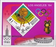 Mongolia 1980 ** cena 4,90 zł kat.2€- sport, IO Moskwa