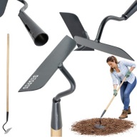 MOTYKA HACZKA GRACA OGRODOWA TRAPEZOWA DO CHWASTÓW KOPANIA Z TRZONEM METAL