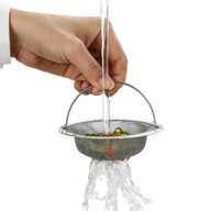 SITKO DO ZLEWU Z UCHWYTEM STAL NIERDZEWNA ZESTAW 3 SZTUKI