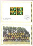 Niemcy 1995, KARNET FDC Bonn, czwórka, sport piłka nożna, Borussia Dortmund