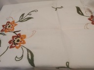 OBRUS SERWETA SERWETKA WEŁNIANY SKANDYNAWSKI ORYGINALNY HAFTOWANY