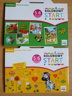 Kolorowy start 5-6 latki , Wyprawka Czytam piszę liczę + Pokaż mi świat