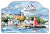 ALESUND NORWEGIA Magnes na lodówkę cz928
