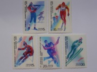 ZSRR - Olimpiada Calgary 1988 - Mi. 5788-92 **