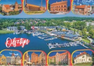 OLSZTYN - JEZIORO UKIEL - Z LOTU PTAKA - ZAMEK - TARTAK - RATUSZ - URZĄD