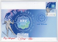 Ukraina 2026 FDC Znaczek sport igrzyska olimpijskie Olimpiada podpisana