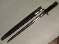 Bagnet (z pochwą) brytyjski P1907 do kar. Enfield z 1917 r.