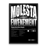 Plakat Molesta Ewenement „Nigdy Nie Mów Nigdy” A3