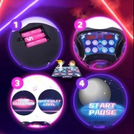 DUŻA MATA DO TAŃCA DLA DZIECI MUZYCZNA TANECZNA 12 GRAMI DLA 2 DZIECI