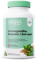 Osavi Ashwagandha + Różeniec i Żeń-szeń 120 kapsułek